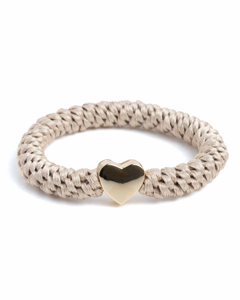 Banditz Charmz -Beige Light Gold Heart-