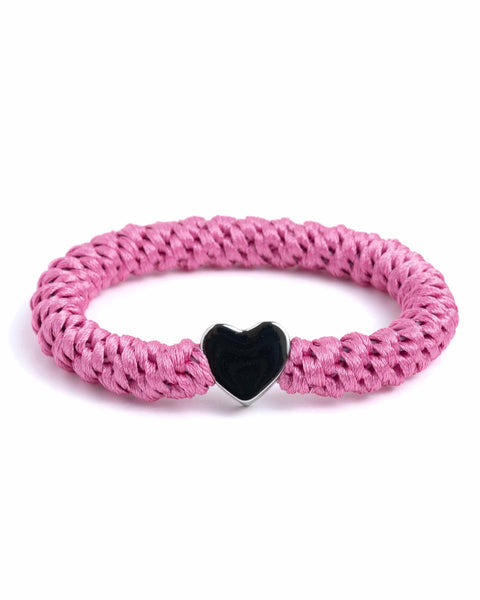 Banditz Charmz -Pink Silver Heart-