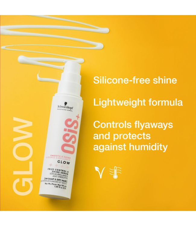 Schwarzkopf Osis+ Glow Shine Anti-Frizz Serum